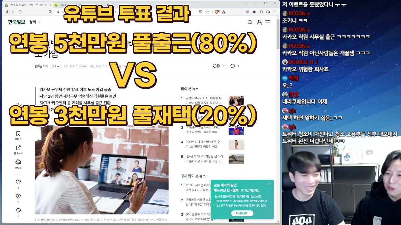 MZ '출근하느니 퇴사' 재택 근무 폐지 논란과 파격 근무제 5번째 장면