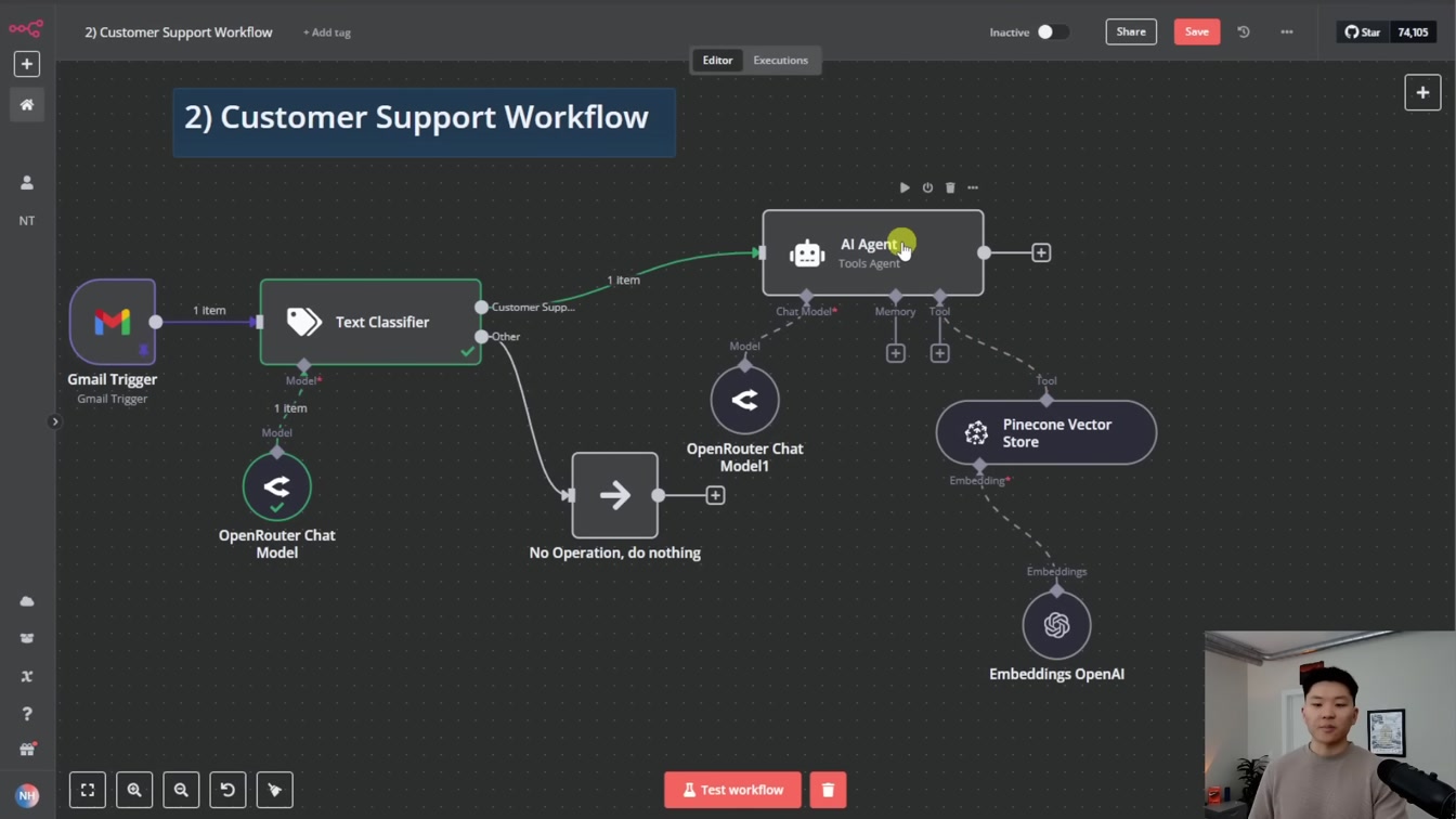 3 AI Workflows Step-by-Step (Beginner's Guide to n8n) 17번째 장면