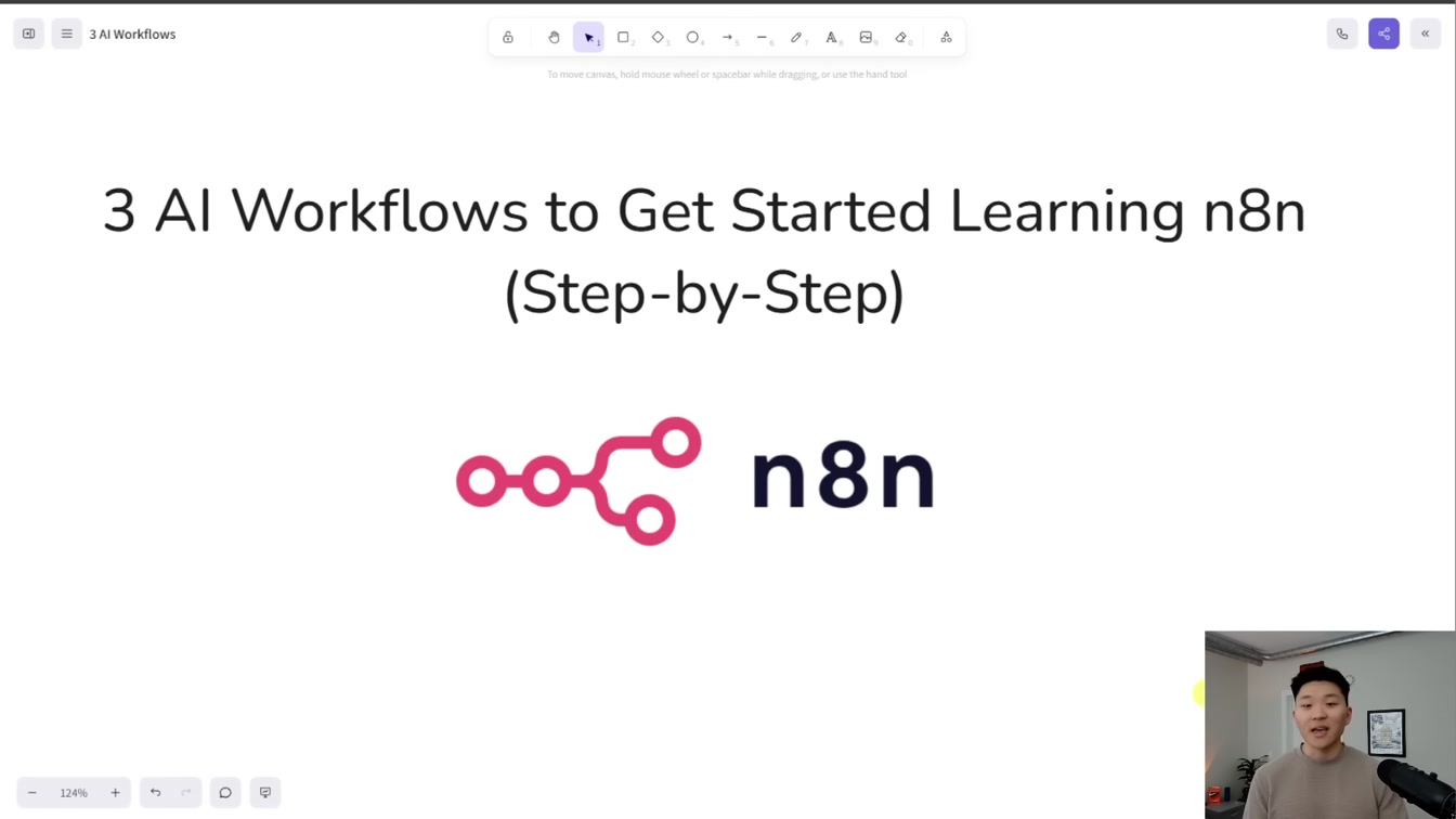 3 AI Workflows Step-by-Step (Beginner's Guide to n8n) 2번째 장면