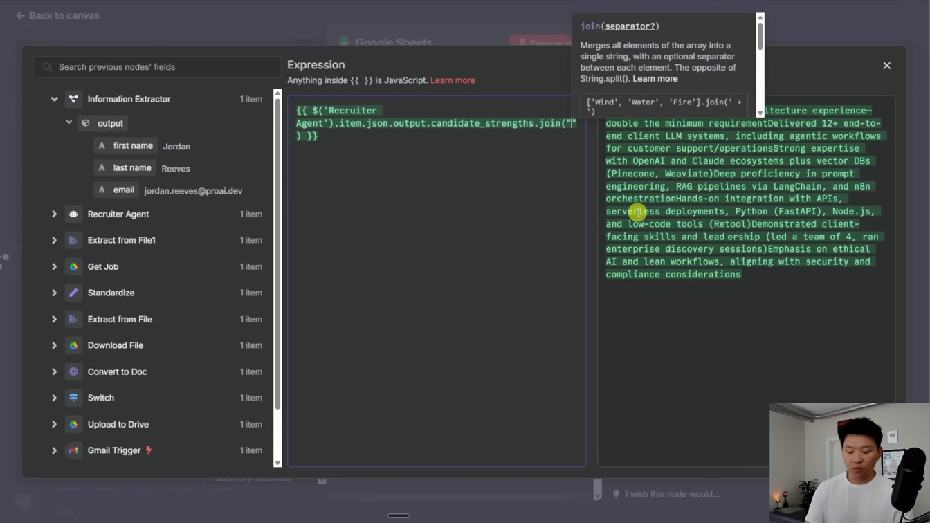 Watch Me Build an AI Resume Analysis System in 28 minutes (no code) 20번째 장면