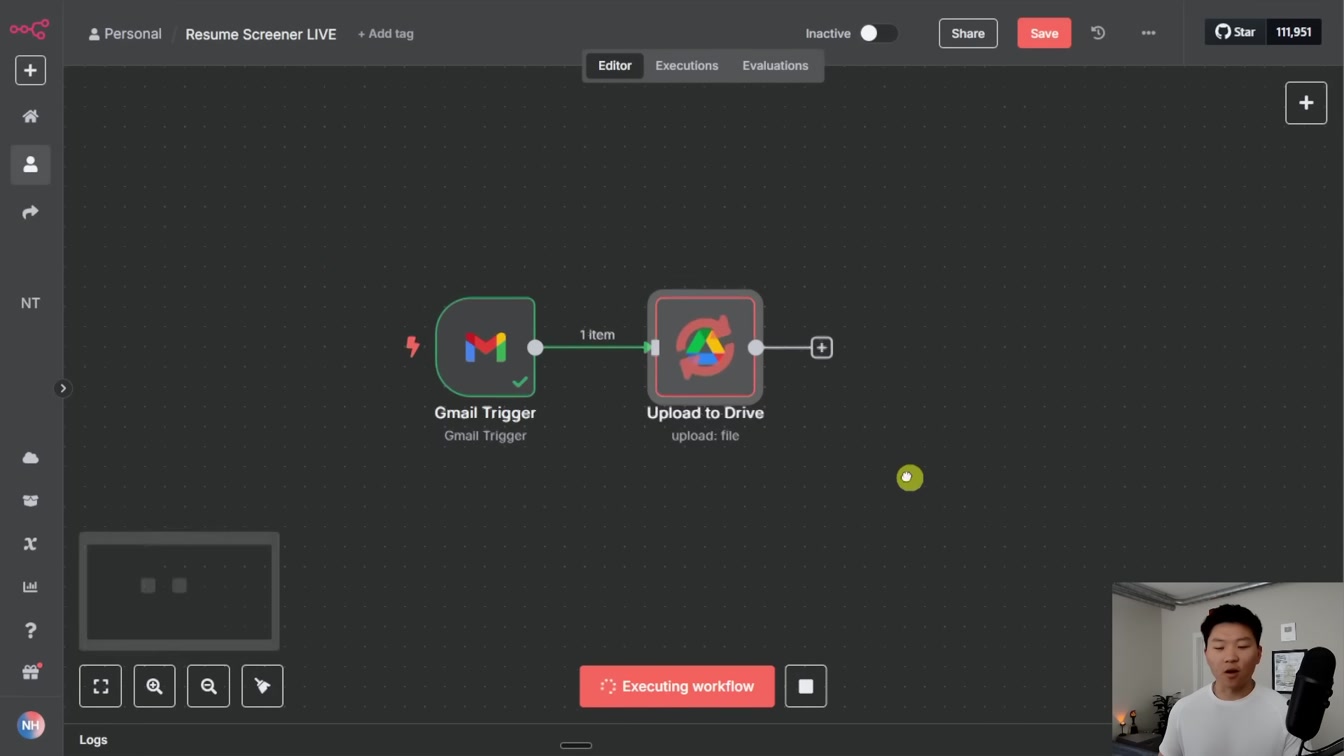Watch Me Build an AI Resume Analysis System in 28 minutes (no code) 7번째 장면
