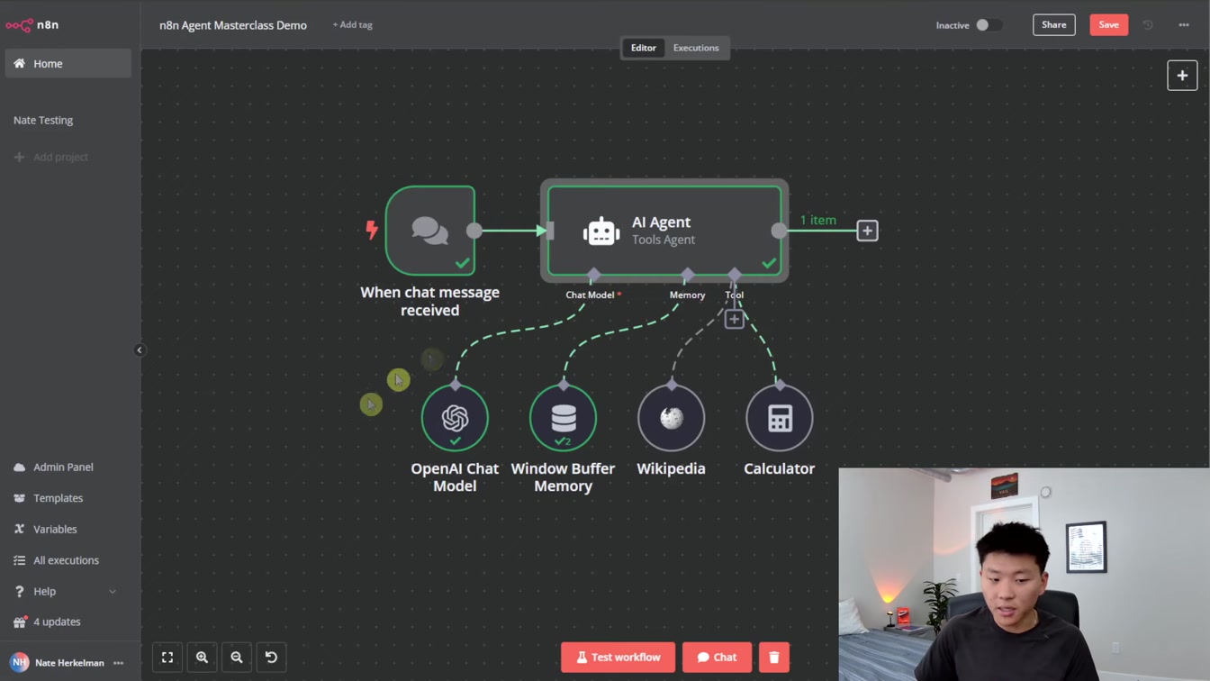 n8n AI Agent Masterclass | AI Nodes Made Simple 20번째 장면