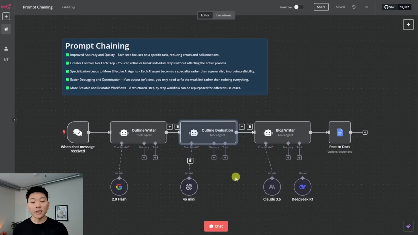 4 Agentic Frameworks for More Efficient Workflows in n8n 4번째 장면
