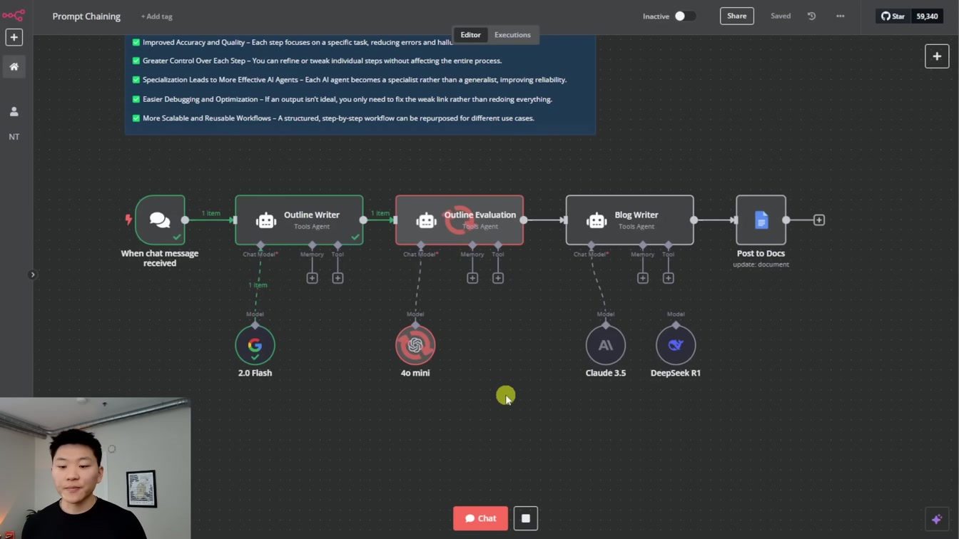 4 Agentic Frameworks for More Efficient Workflows in n8n 6번째 장면