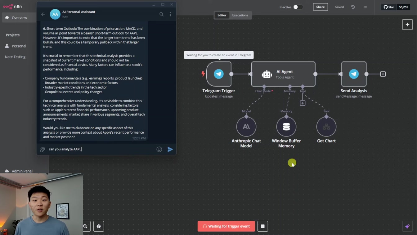 How I Built A Technical Analyst AI Agent in n8n With No Code 1번째 장면