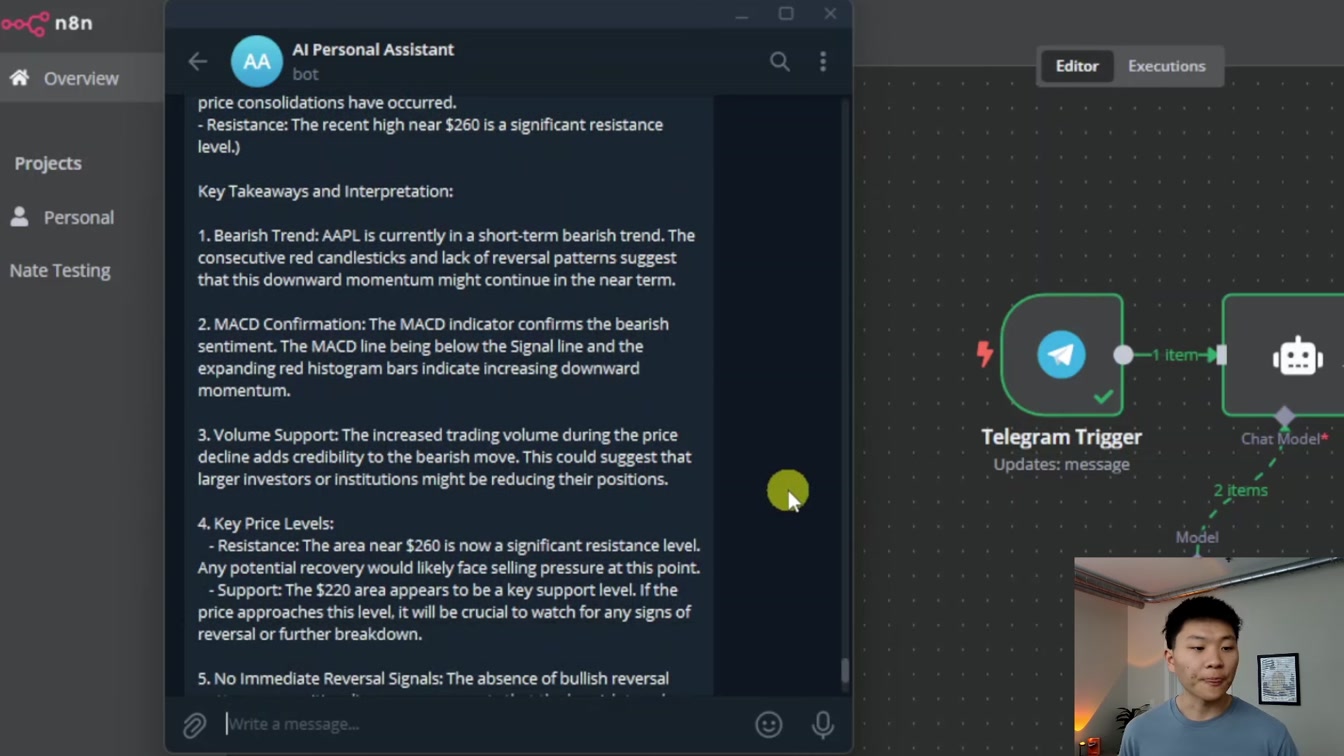 How I Built A Technical Analyst AI Agent in n8n With No Code 3번째 장면