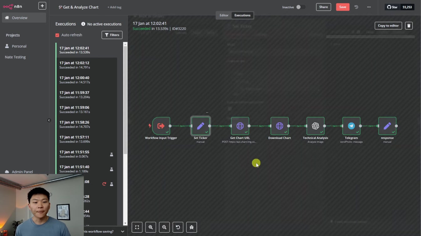 How I Built A Technical Analyst AI Agent in n8n With No Code 9번째 장면