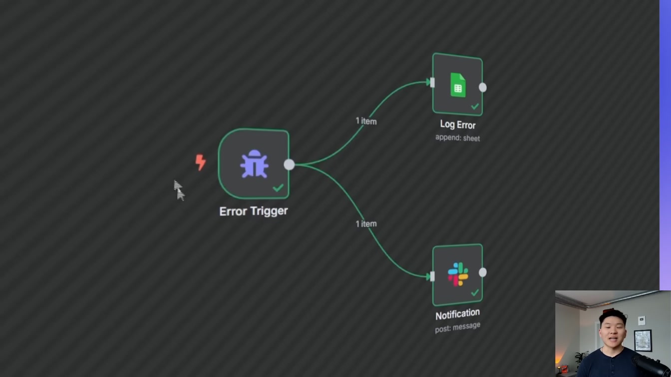 One n8n Workflow for Unlimited Error Handling (Step-by-Step) 1번째 장면
