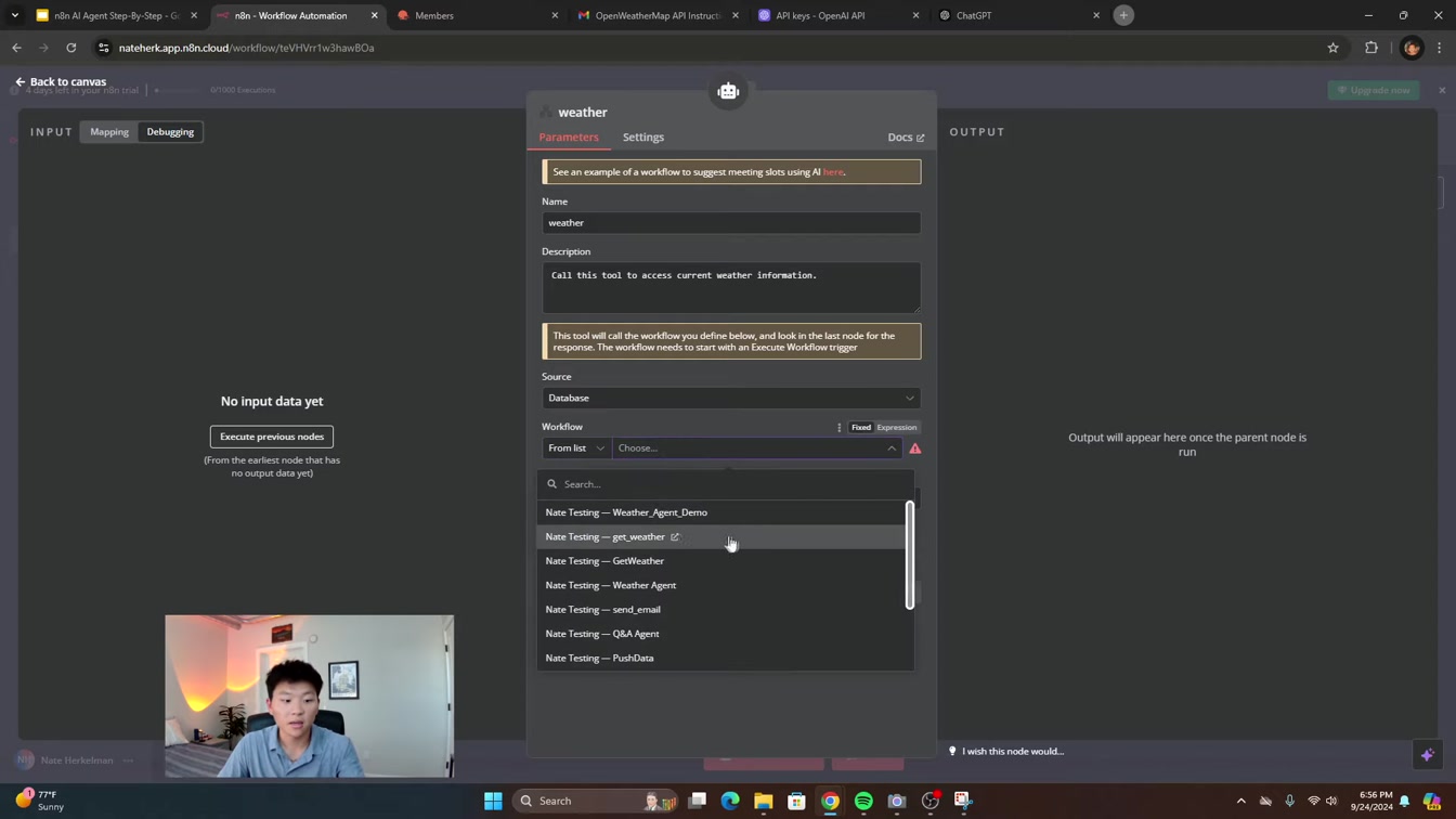 Build your first NO CODE AI Agent in n8n (for beginners) 17번째 장면