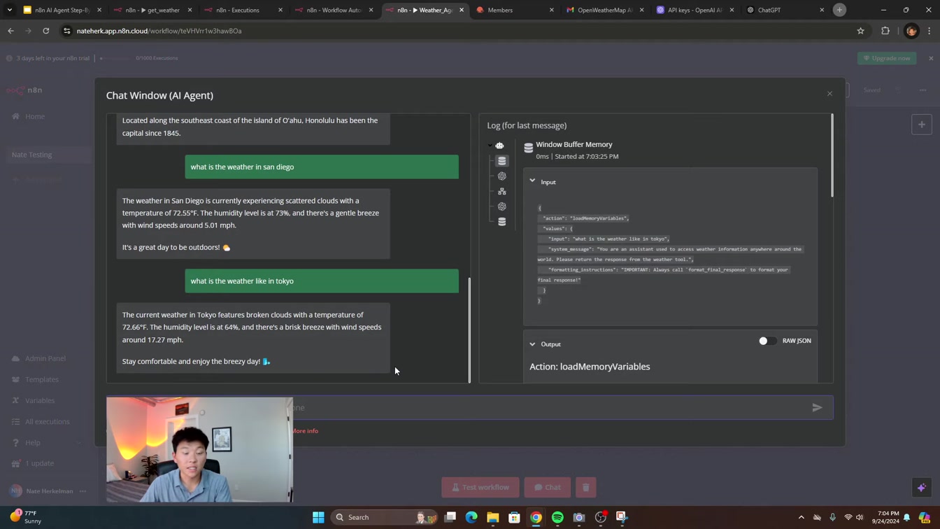 Build your first NO CODE AI Agent in n8n (for beginners) 23번째 장면