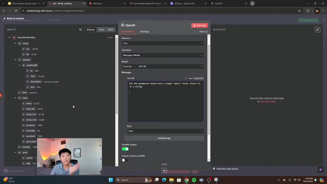 Build your first NO CODE AI Agent in n8n (for beginners) 9번째 장면