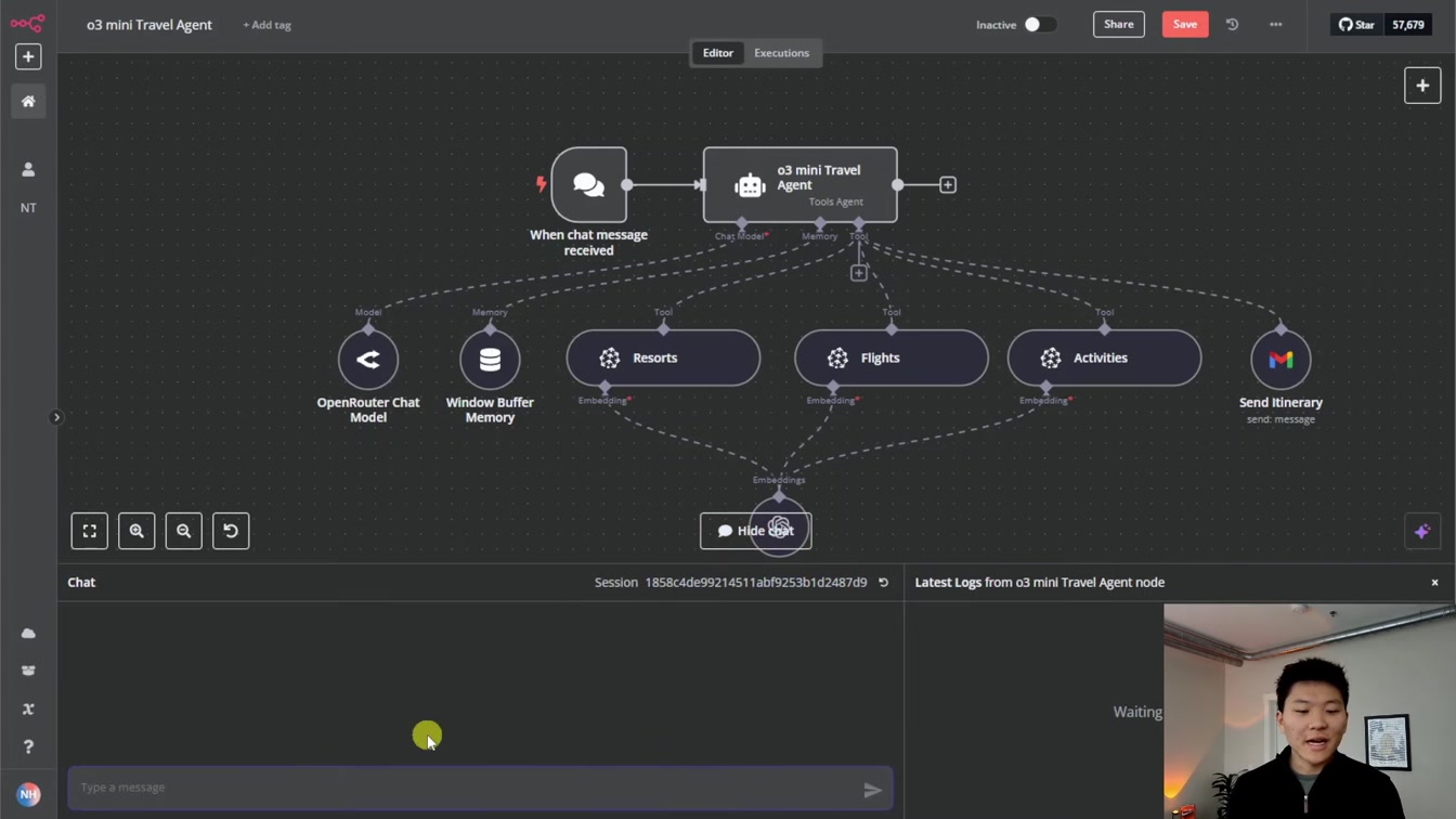 OpenAI Fires Back at DeepSeek With a New Reasoning Model: o3-mini (n8n AI Agent) 1번째 장면