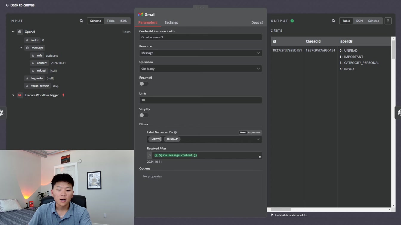 I Built a Personal Assistant AI Agent with No Code in n8n 6번째 장면