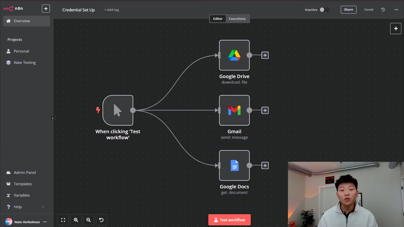 Set up Google Credentials in n8n in 5 minutes (2025) 1번째 장면
