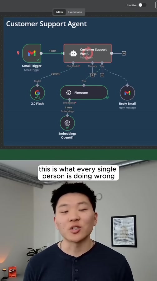 We're All Using AI Agents Wrong.  #n8n #aiagent #artificialintelligence 1번째 장면