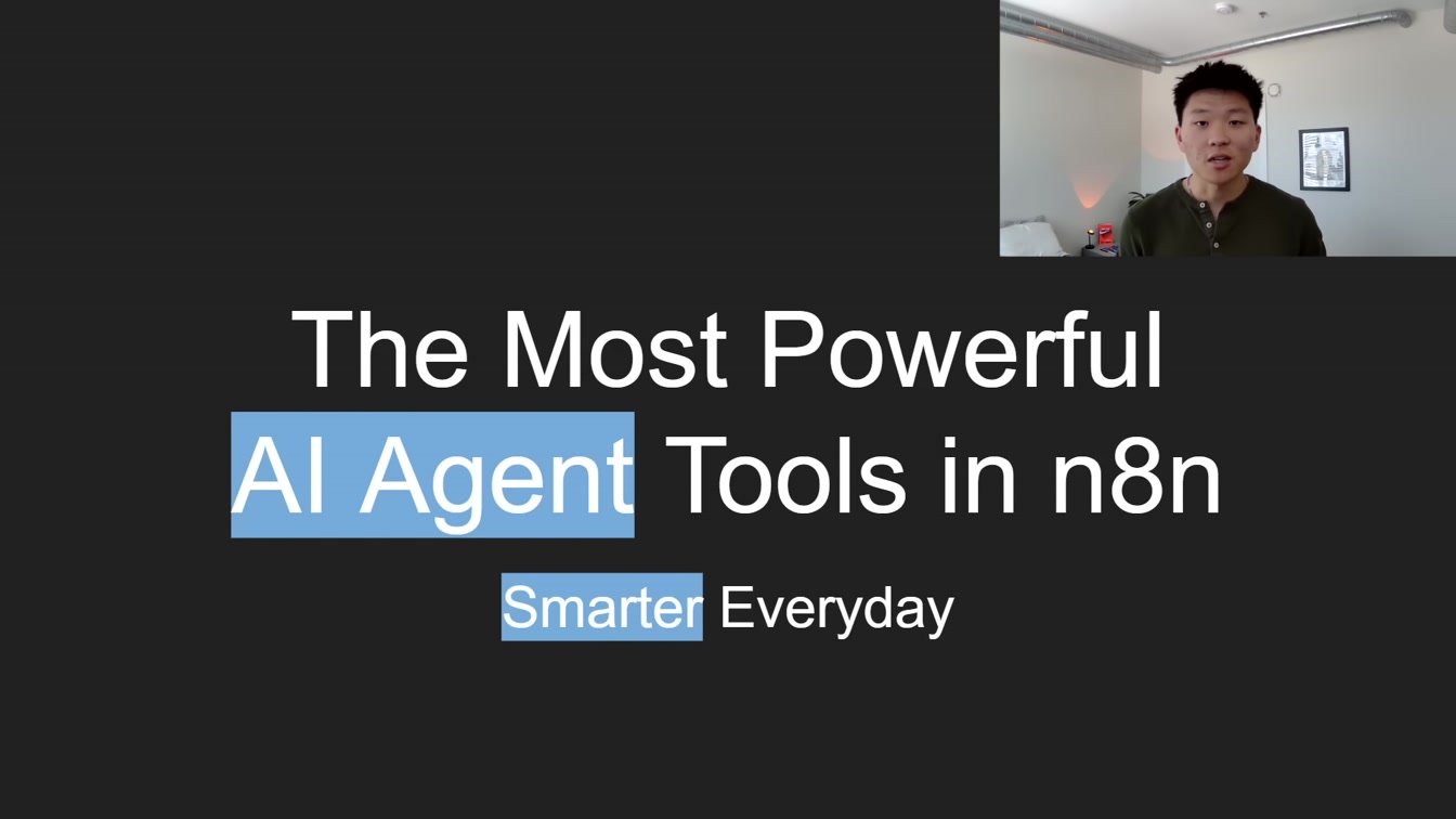 The Best Way to Give AI Agents Tools in n8n 1번째 장면