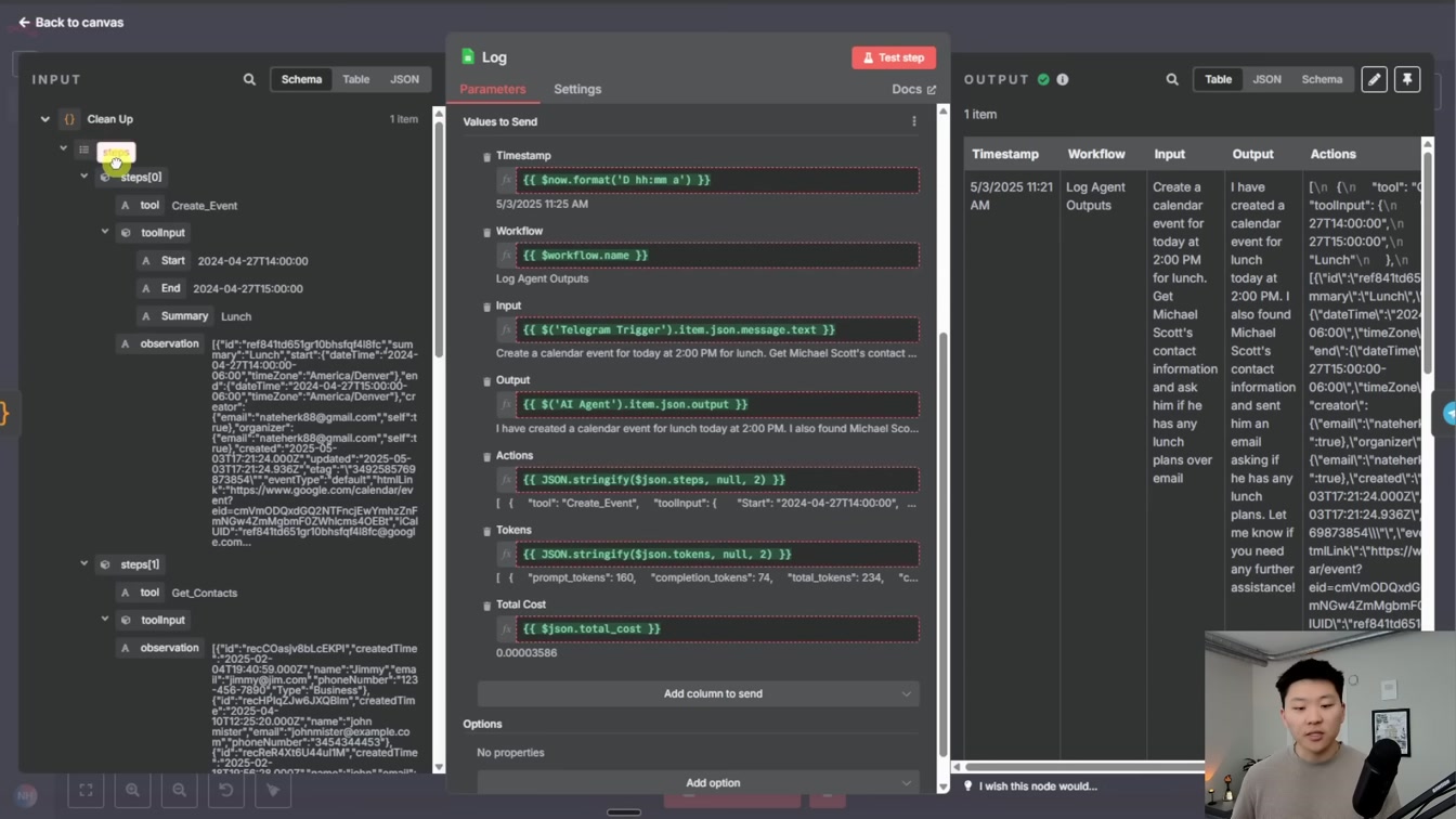 How I Auto Track AI Agent Actions and Token Usage (n8n tutorial) 10번째 장면