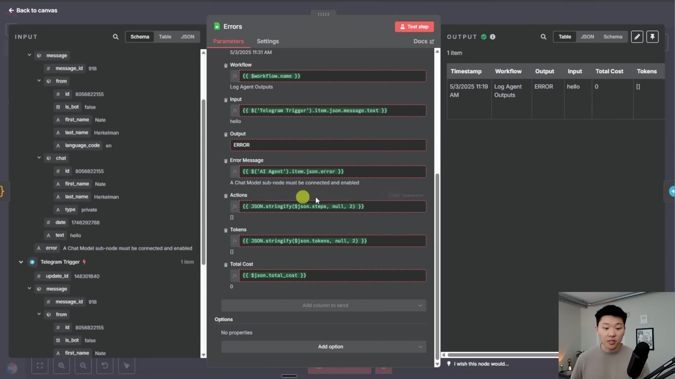 How I Auto Track AI Agent Actions and Token Usage (n8n tutorial) 13번째 장면
