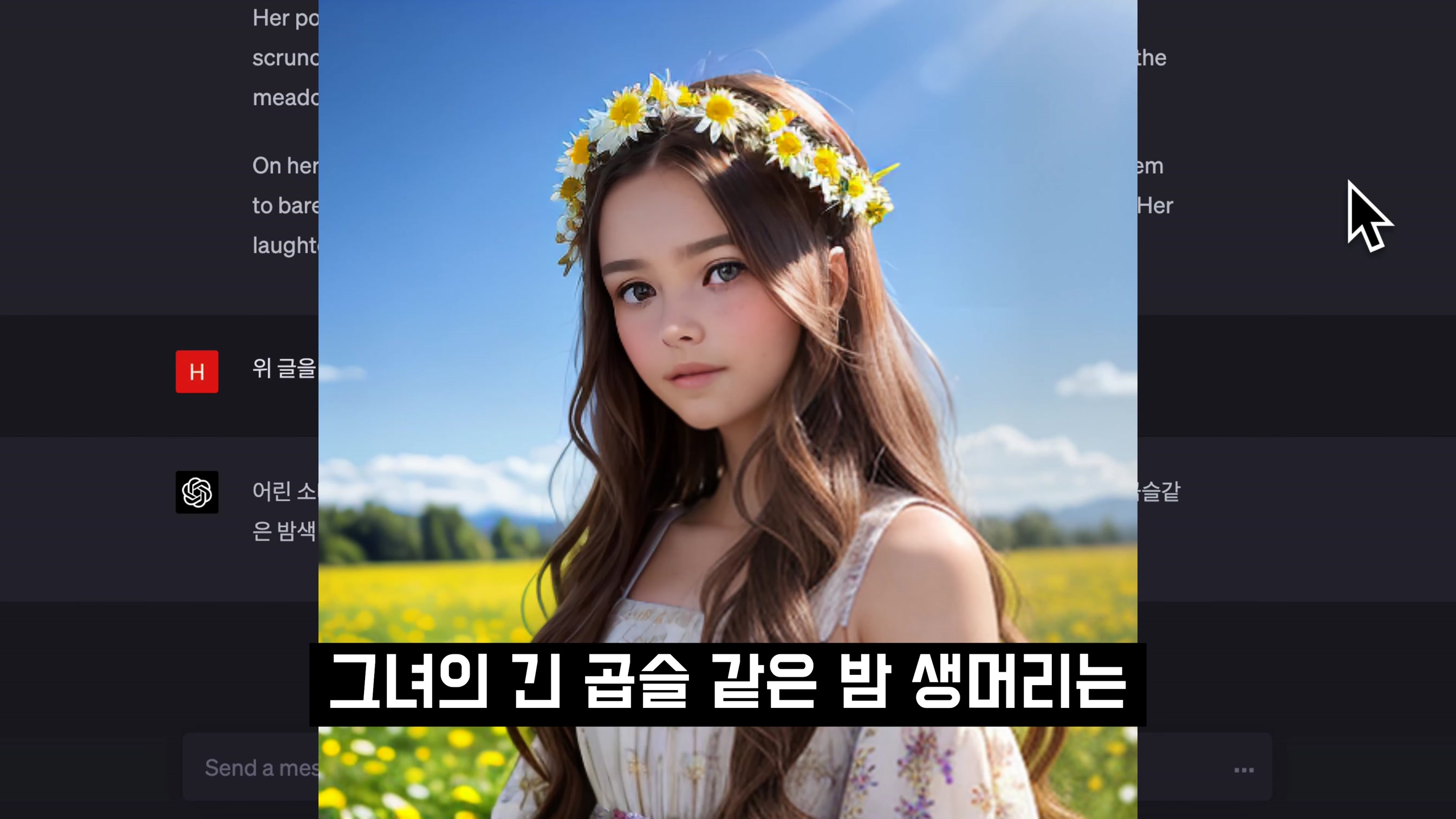 무조건 해보세요! 챗GPT4의 완벽한 묘사력 + 최신 AI 이미지 생성기 = 환상적인 결과물! Lasco.ai 인공지능 이미지 생성기! 오후다섯씨 1번째 장면