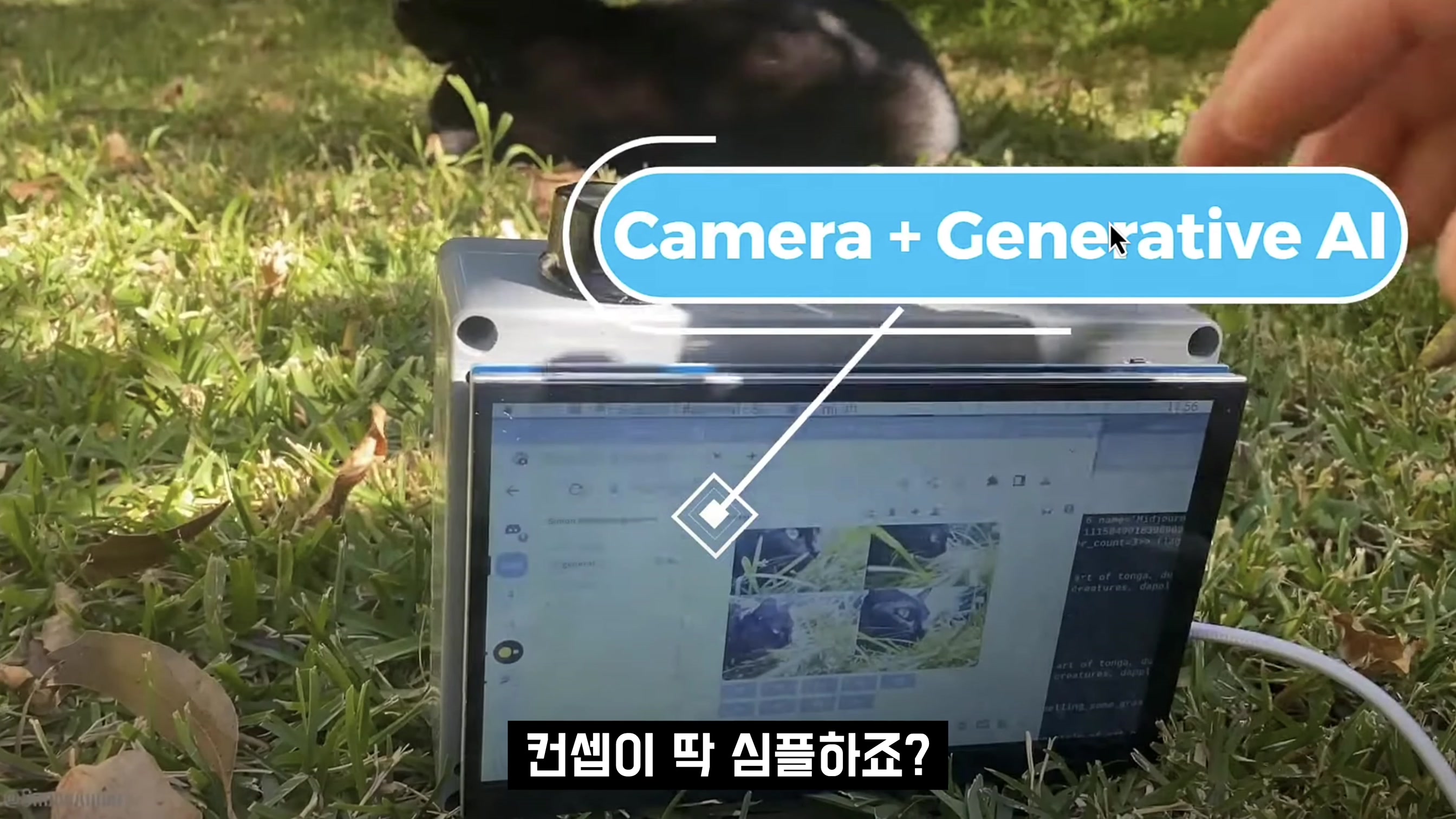 인공지능 시대 모두가 갖고 싶은 카메라! GenPiCam! 정말 감동입니다! Generative AI Camera! 오후다섯씨! 3번째 장면
