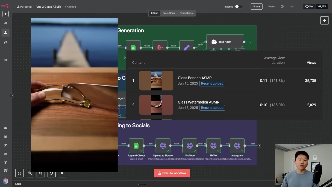 This AI System Posts Viral ASMR Shorts Hourly (free template) 4번째 장면