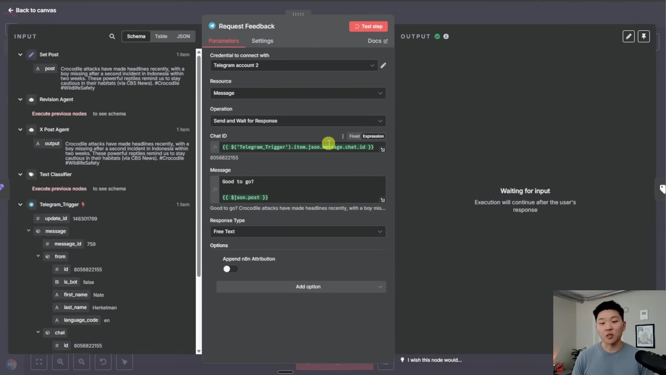 The Secret to Making AI Agents 100% Reliable - Human in the Loop (n8n) 12번째 장면