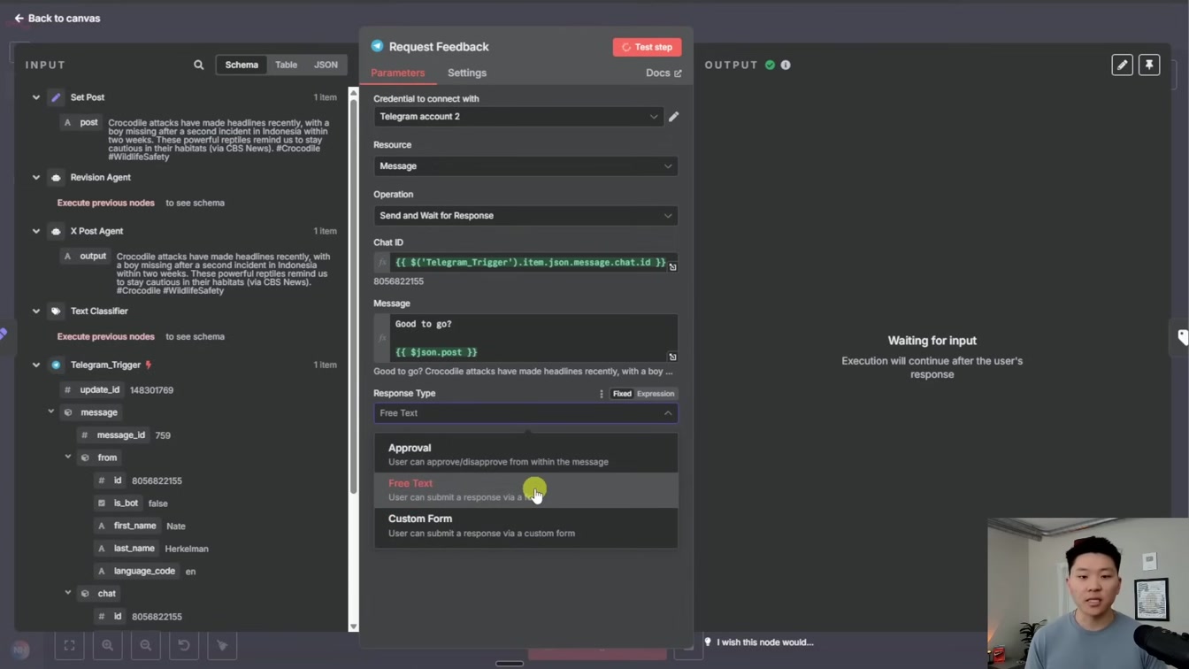 The Secret to Making AI Agents 100% Reliable - Human in the Loop (n8n) 13번째 장면