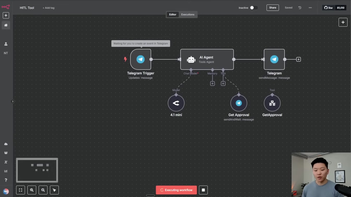 The Secret to Making AI Agents 100% Reliable - Human in the Loop (n8n) 19번째 장면