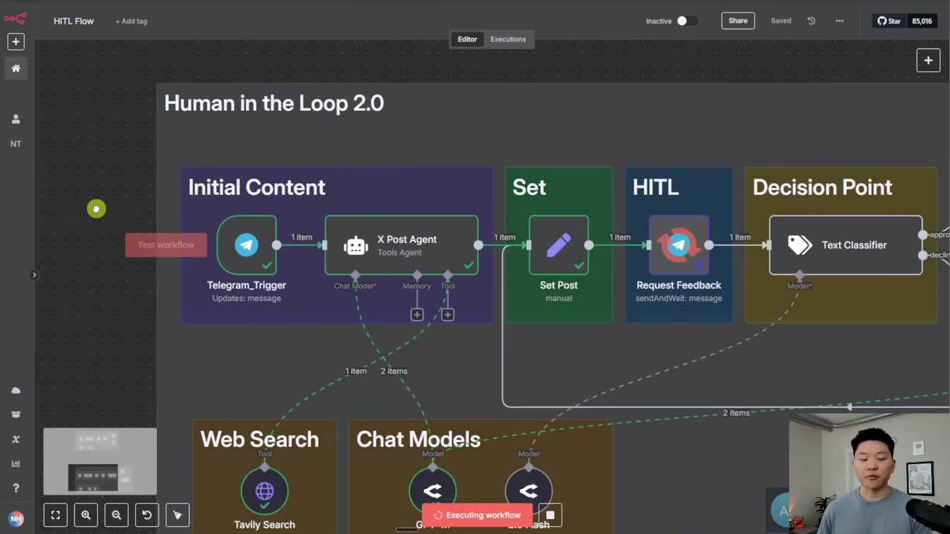 The Secret to Making AI Agents 100% Reliable - Human in the Loop (n8n) 7번째 장면
