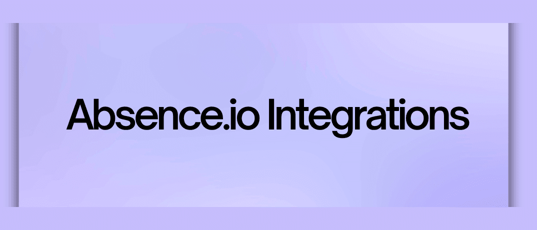 Absence.io Integrations