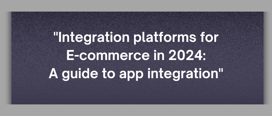 E-Commerce Integration Platform Overview