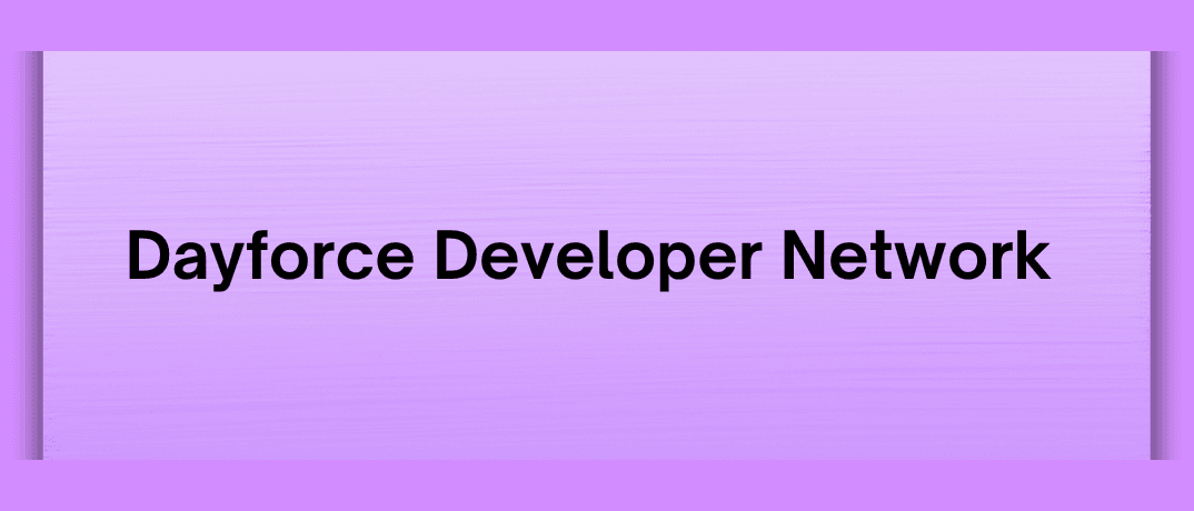 Dayforce Developer Network 