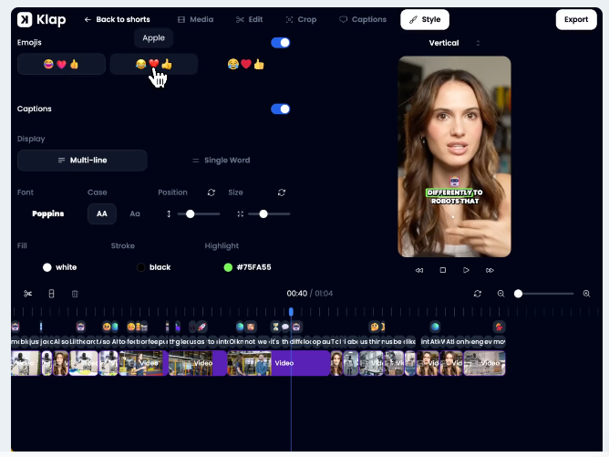 https://storage.googleapis.com/klap-assets/blog/how-to-repurpose-video-content/image9.png?GoogleAccessId=316156922495-compute%40developer.gserviceaccount.com&Expires=16730319600&Signature=dVF19JKuNAw9X8NUyQcTmg5isrBwmAqEt3wAHw%2FChfT0NrJ6VdfbsaDWoL4RcP%2FAxfhSqXCPSiabTlEyxkLgnZqpC0nVZnd%2FvFN7EDxCj56QM6YLjmwycRegAyOBMuzVf5cErm8jgjnILUjLLFleZfwJAjoHty2a77pFKPhQYd6sjrb81kq8p5RglNE4zH5ji2OzX%2Bm03r3T8vh2Qvdytlg8k1y5Ghft94x33XqdgCPvjs3YotBkqtLZNyewUPA6DIQXjST118mp6HUjOYK9iAjWXrni%2F8n3XFAyYptPJs3kMltU3rjuAdlT6dRsEgaXUzUw0pG8ZxWmgMf1YpLNBw%3D%3D