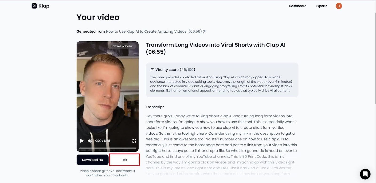 download resized video