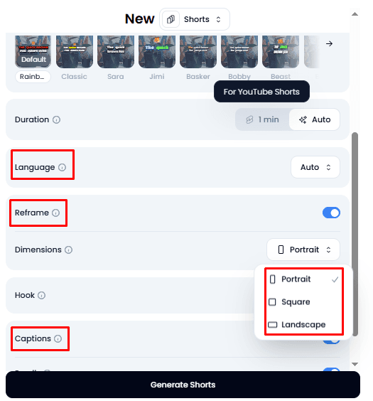 Customize Your Clips