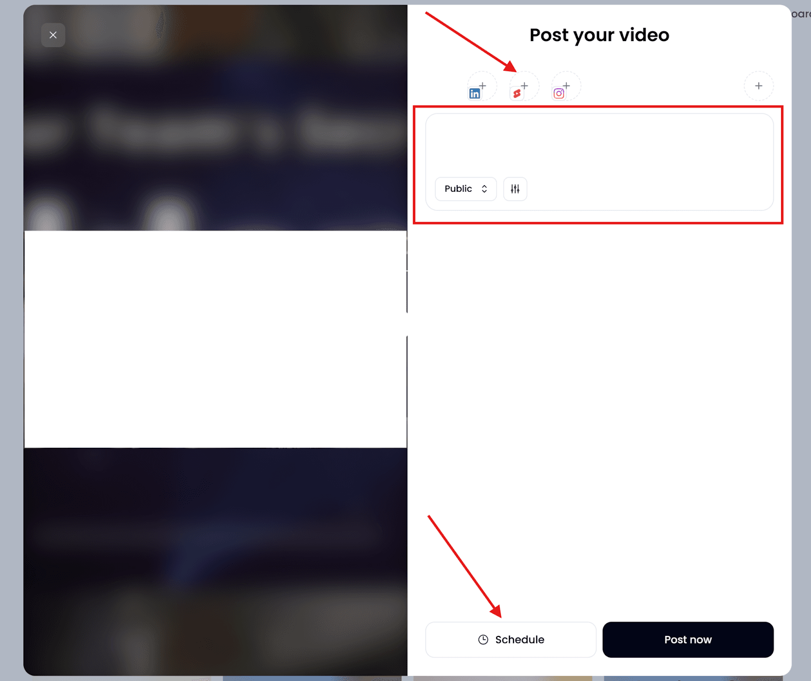 Schedule YouTube Short