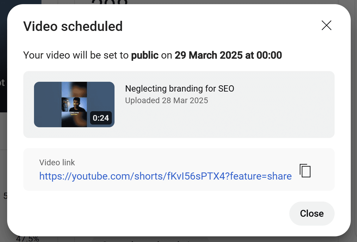 Finalize and Schedule