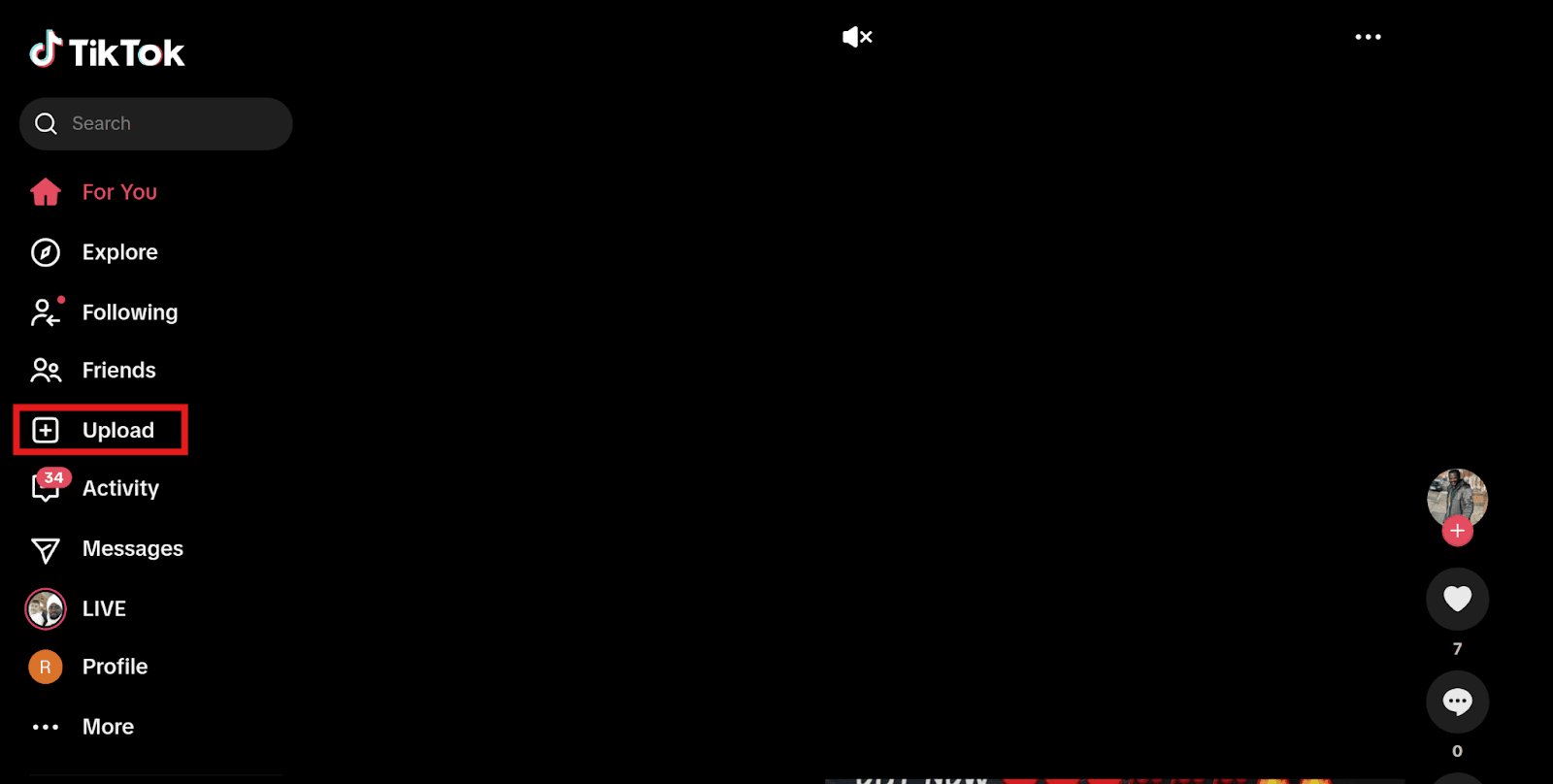 Upload TikTok Video