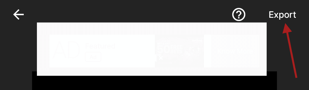 Export Your Edited Video