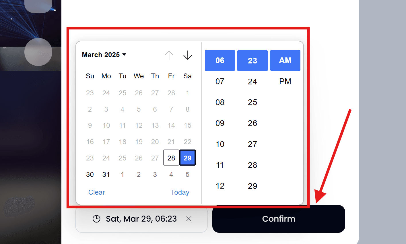 Klap schedule post