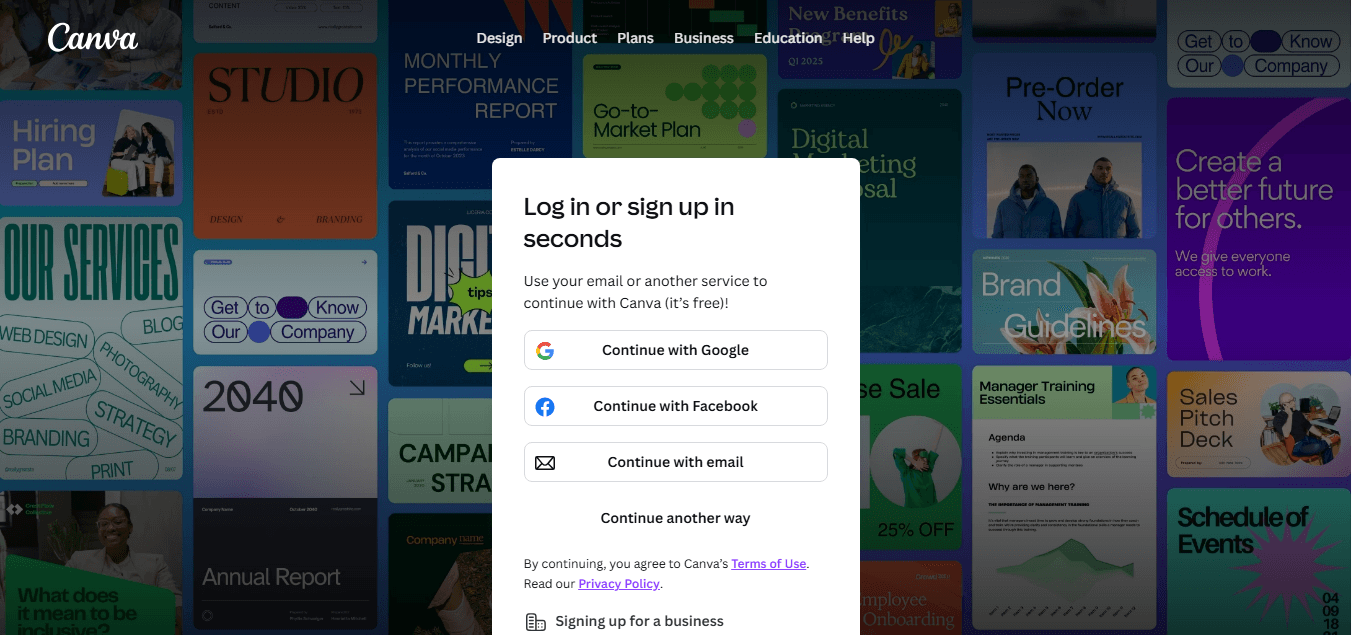 Canva Login