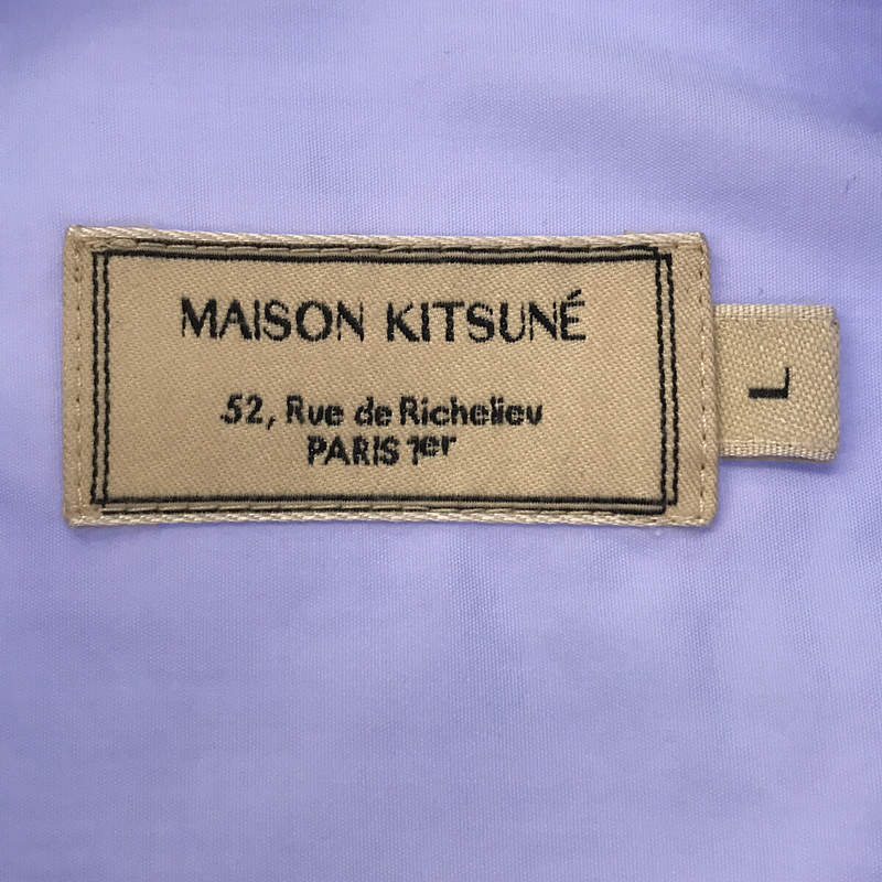 MAISON KITSUNE / メゾンキツネ パネル切替 ラージポケット 半袖シャツ