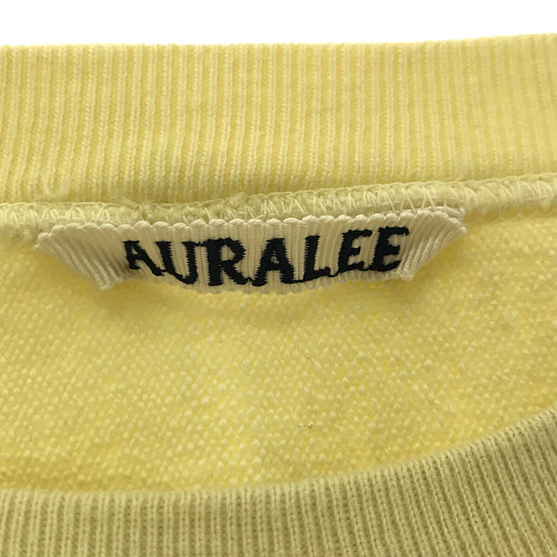 AURALEE / オーラリー SUPER MILLED SWEAT CUT-OFF P/O