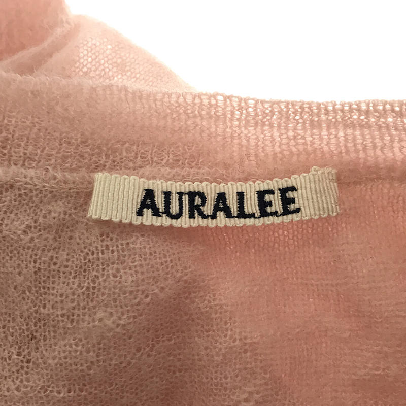 AURALEE / オーラリー KID MOHAIR SHEER KNIT TEE