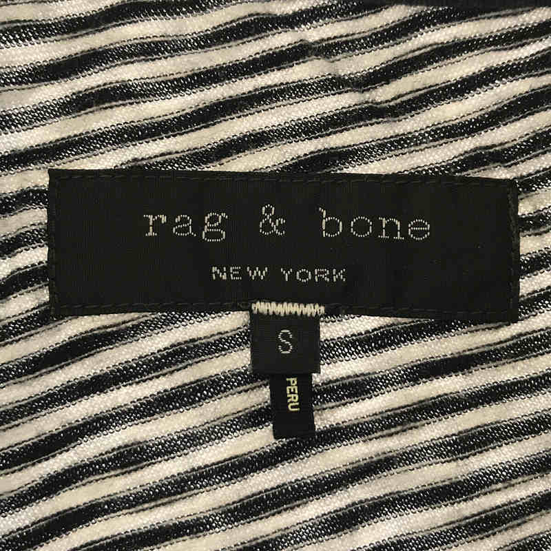 rag & bone / ラグアンドボーン バイアスボーダー Tシャツ