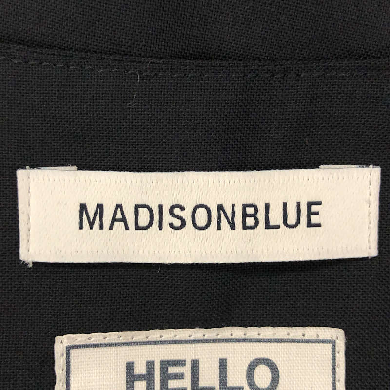 MADISON BLUE / マディソンブルー ノーカラーVネック ワンピース