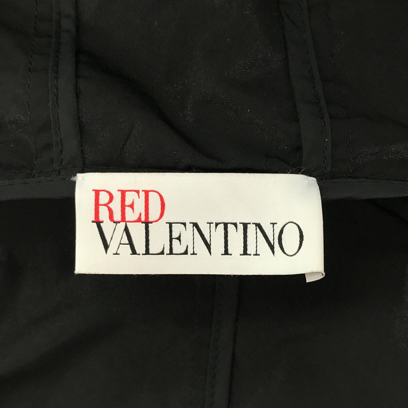 RED VALENTINO / レッドヴァレンティノ ギャザー 切替 フーデッドコート