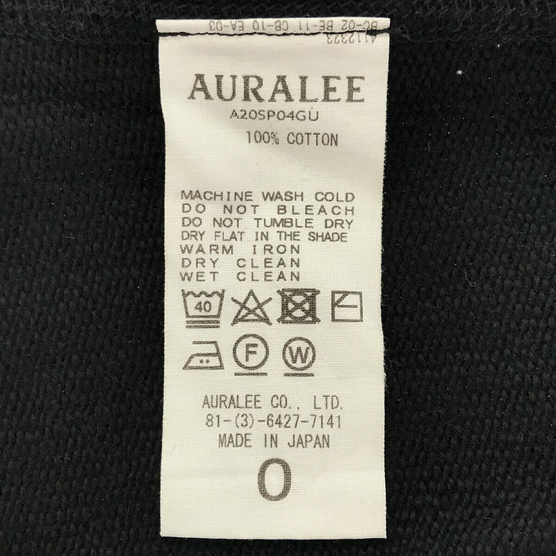 AURALEE / オーラリー SUPER SOFT SWEAT BIG P/O