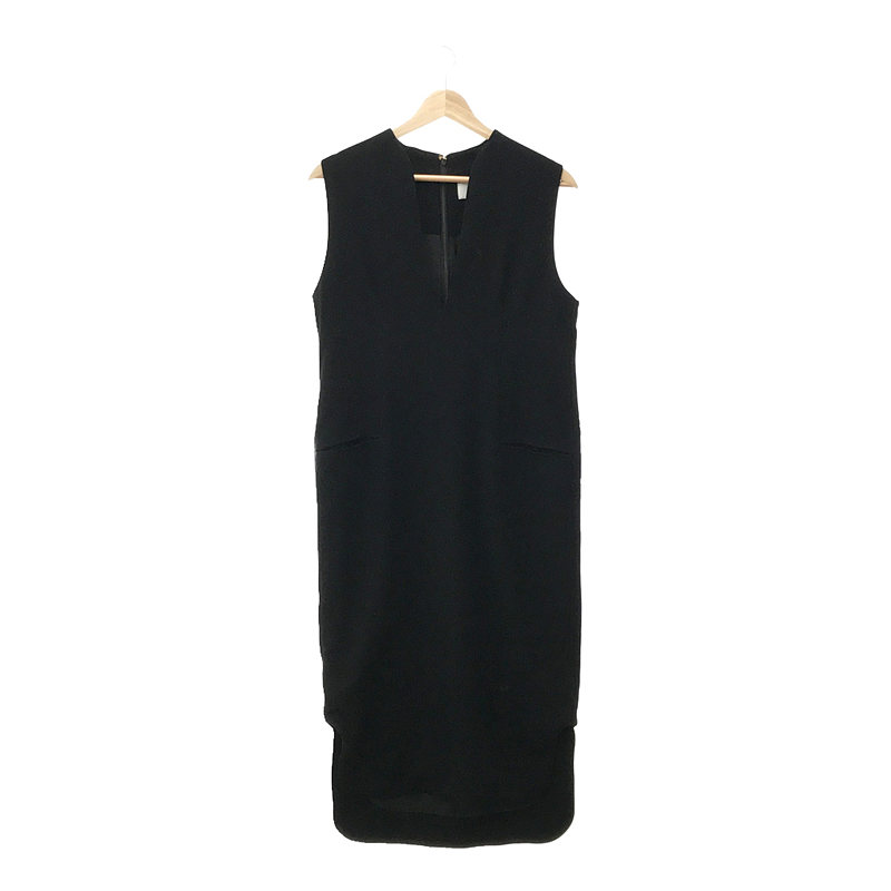 Deep Neck Sleeveless Dress