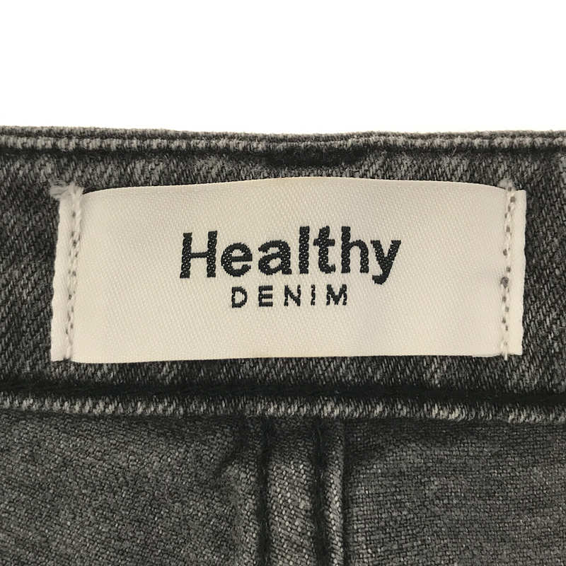 Healthy DENIM / ヘルシーデニム カットオフ ブラックデニムパンツ